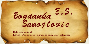 Bogdanka Samojlović vizit kartica